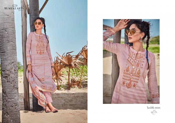 Mumtaz Samah Lawn Cotton Embroidery Dress Material